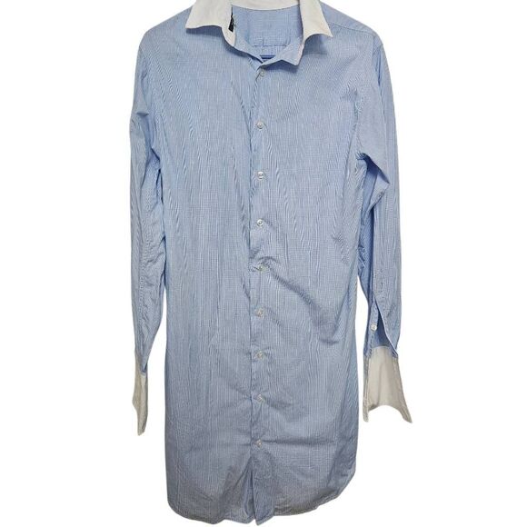 R13 Backwards Button up dress with French cuff - Picture 1 of 11